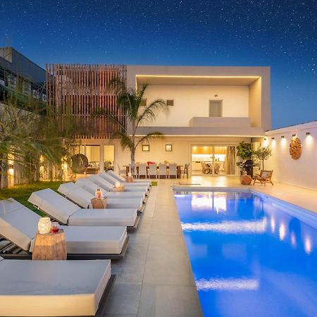 Hypnosis Beachside Villa With Private Heated Pool Georgioupoli Eksteriør billede