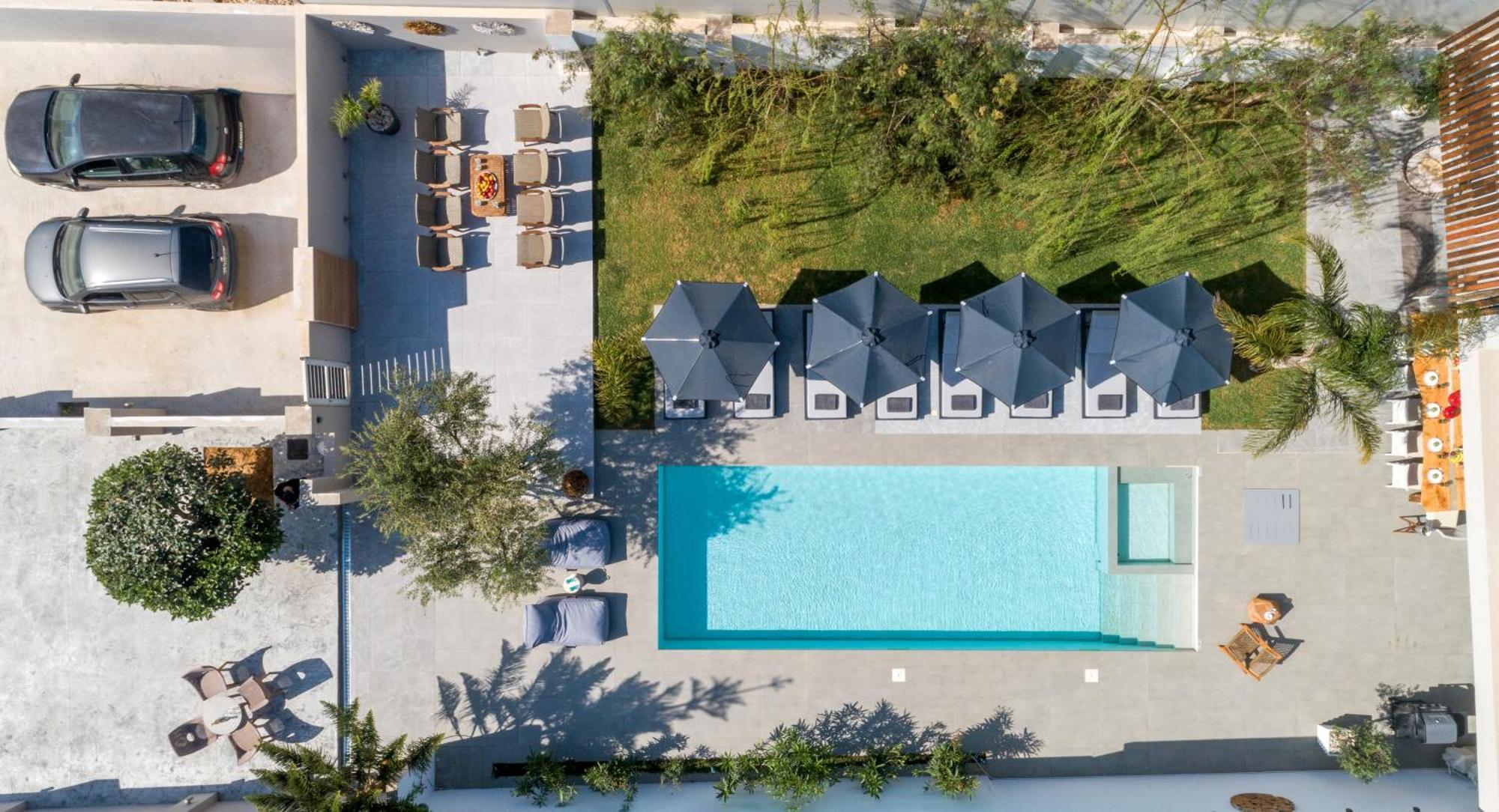 Hypnosis Beachside Villa With Private Heated Pool Georgioupoli Eksteriør billede